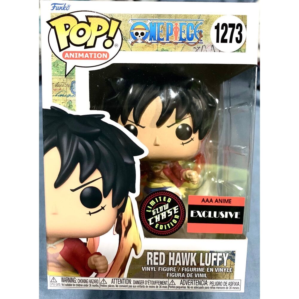 Funko POP One Piece Red Hawk Luffy (Glow) CHASE #1273